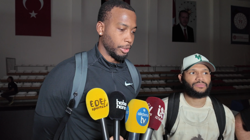 Kipaş İstiklal Basketbol’un Yabancı Oyuncuları Watkins ve Morse Maç Sonrası Düşüncelerini Paylaştı