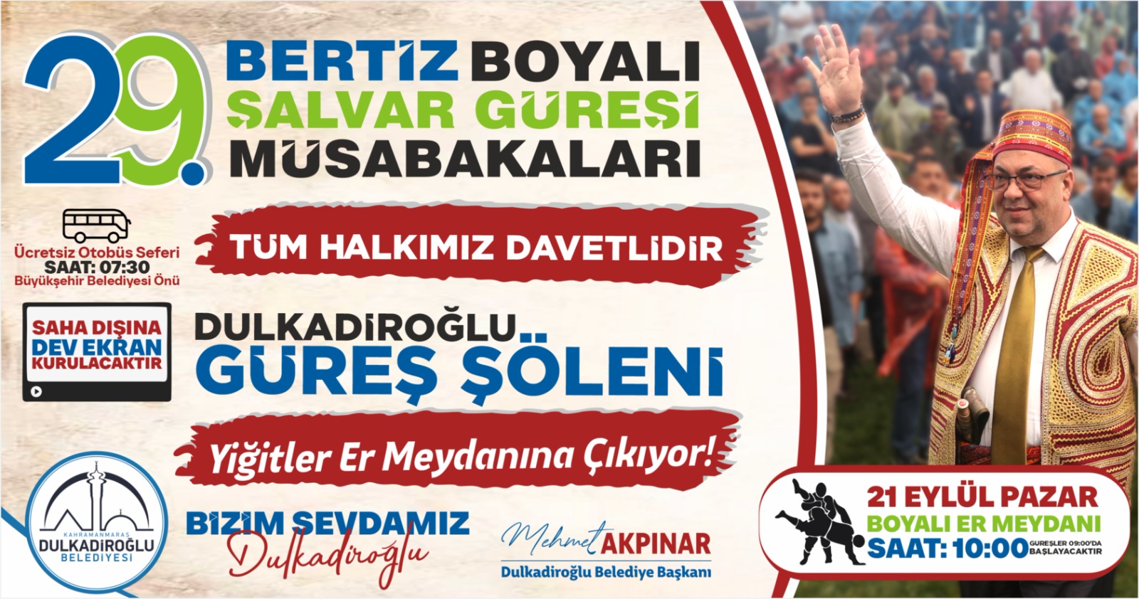 Bertiz Boyalı’da 29. Şalvar Güreşi Müsabakaları Başlıyor