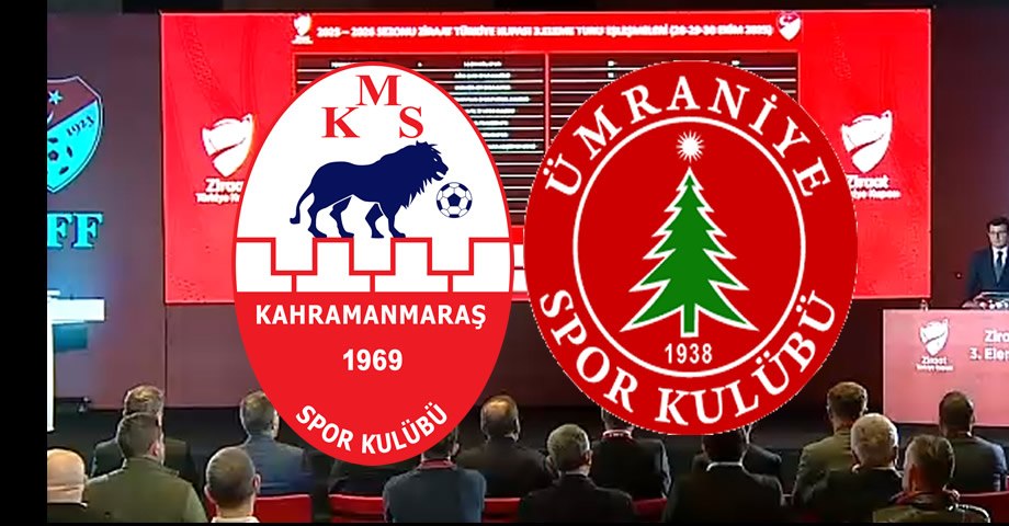 Kahramanmaraşspor, Ziraat Türkiye Kupası’nda 1. Lig Ekibiyle Eşleşti