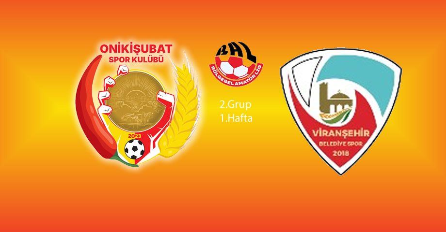 Onikişubatspor – Viranşehir Belediyespor Canlı Anlatım