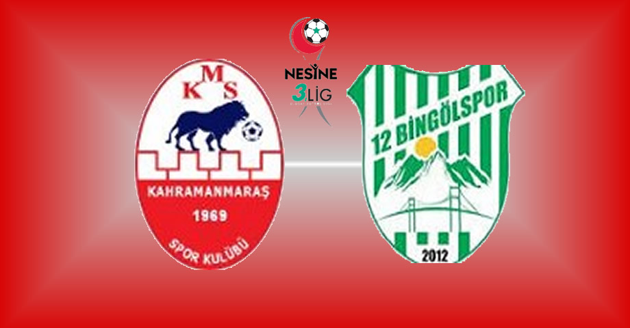 Kahramanmaraşspor – 12 Bingölspor Maçı Canlı Anlatım