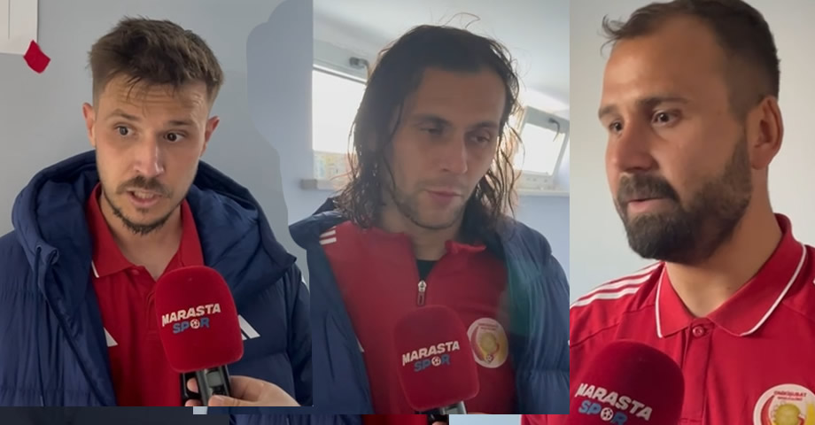 Mert Gün, Oğuz Aksoy ve kaleci Ramazan Haklı, maçla ilgili değerlendirmelerde bulundu