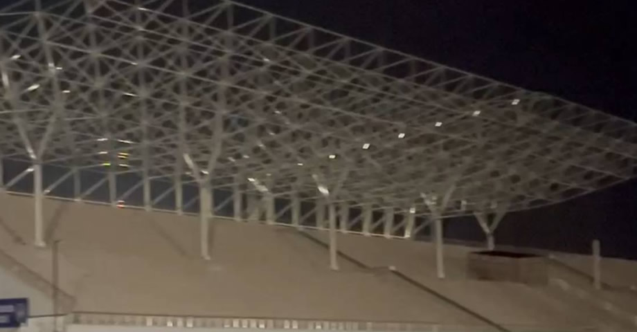 KSÜ Futbol Sahasında Çalışmalar Sürüyor Stadyumda Çim Serme Tamamlandı, Tribün İnşaatı Devam Ediyor