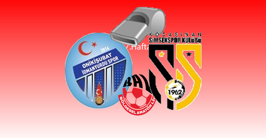 Onikişubat İdmanyurduspor – Kocasinan Şimşekspor Maçının Hakemleri Açıklandı
