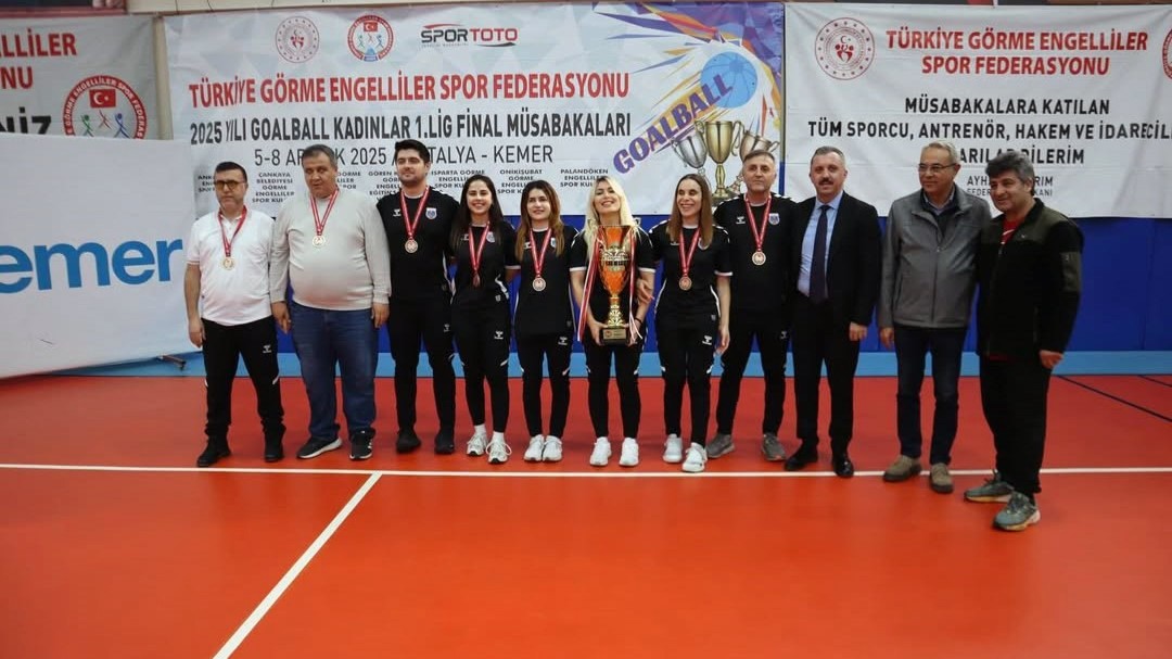 Kahramanmaraş Büyükşehir’in Kadın Goalball Takımı 1. Lig Şampiyonu