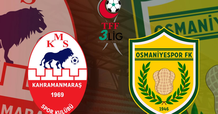 Kahramanmaraşspor, Osmaniyespor Maçı Ne Zaman, Saat Kaçta, Hangi Kanalda?