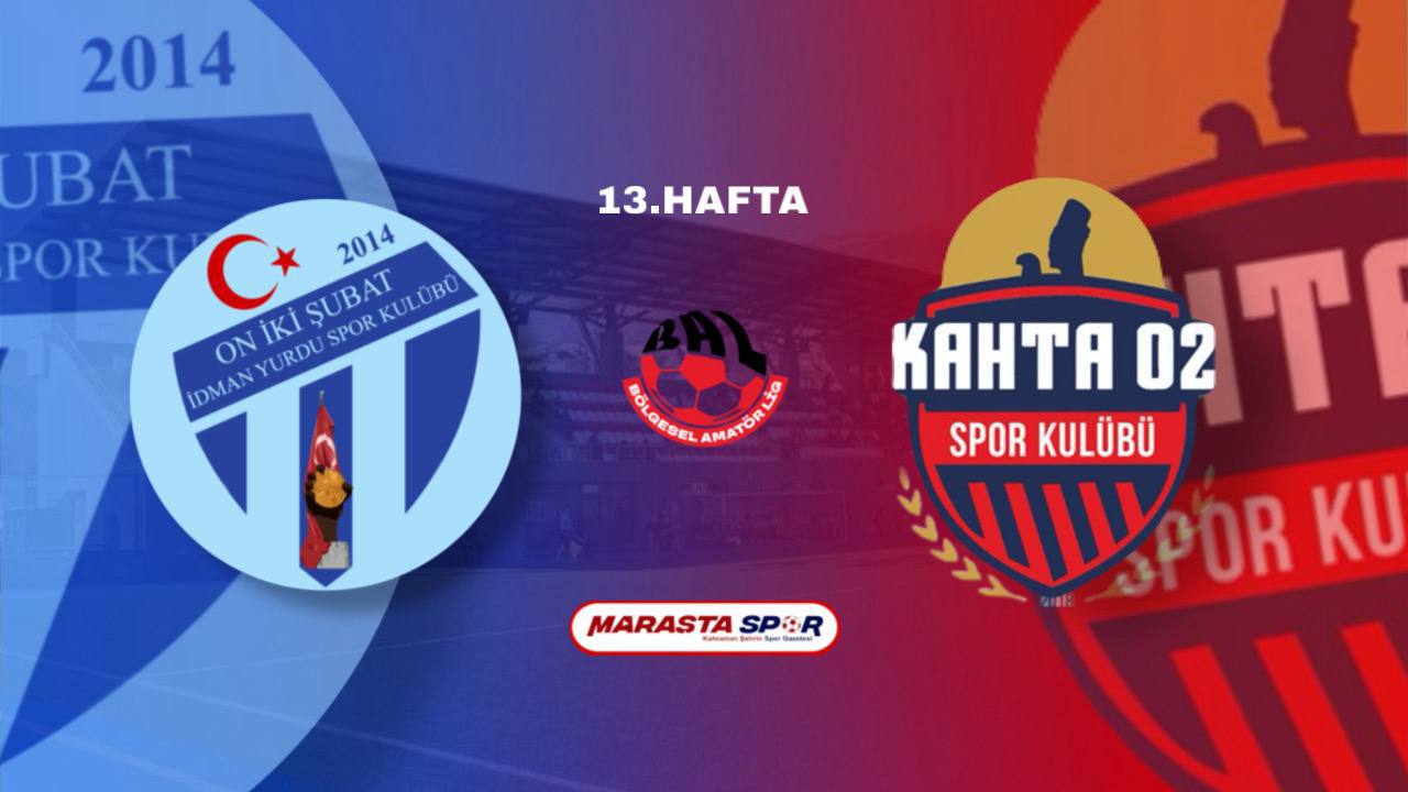 Onikişubat İdmanyurduspor – Kahta 02 Spor Maçı Canlı Anlatım