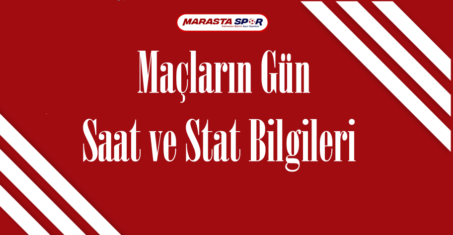 Kahramanmaraş Temsilcileri Bu Hafta 8 Maçta Sahada: 7’si Kahramanmaraş’ta, 1’i Deplasmanda İşte Maçların Gün, Saat ve Stat Bilgileri
