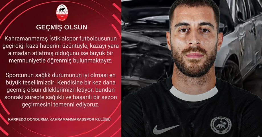 Kahramanmaraşspor’dan Kemal Rüzgar’a Geçmiş Olsun Mesajı
