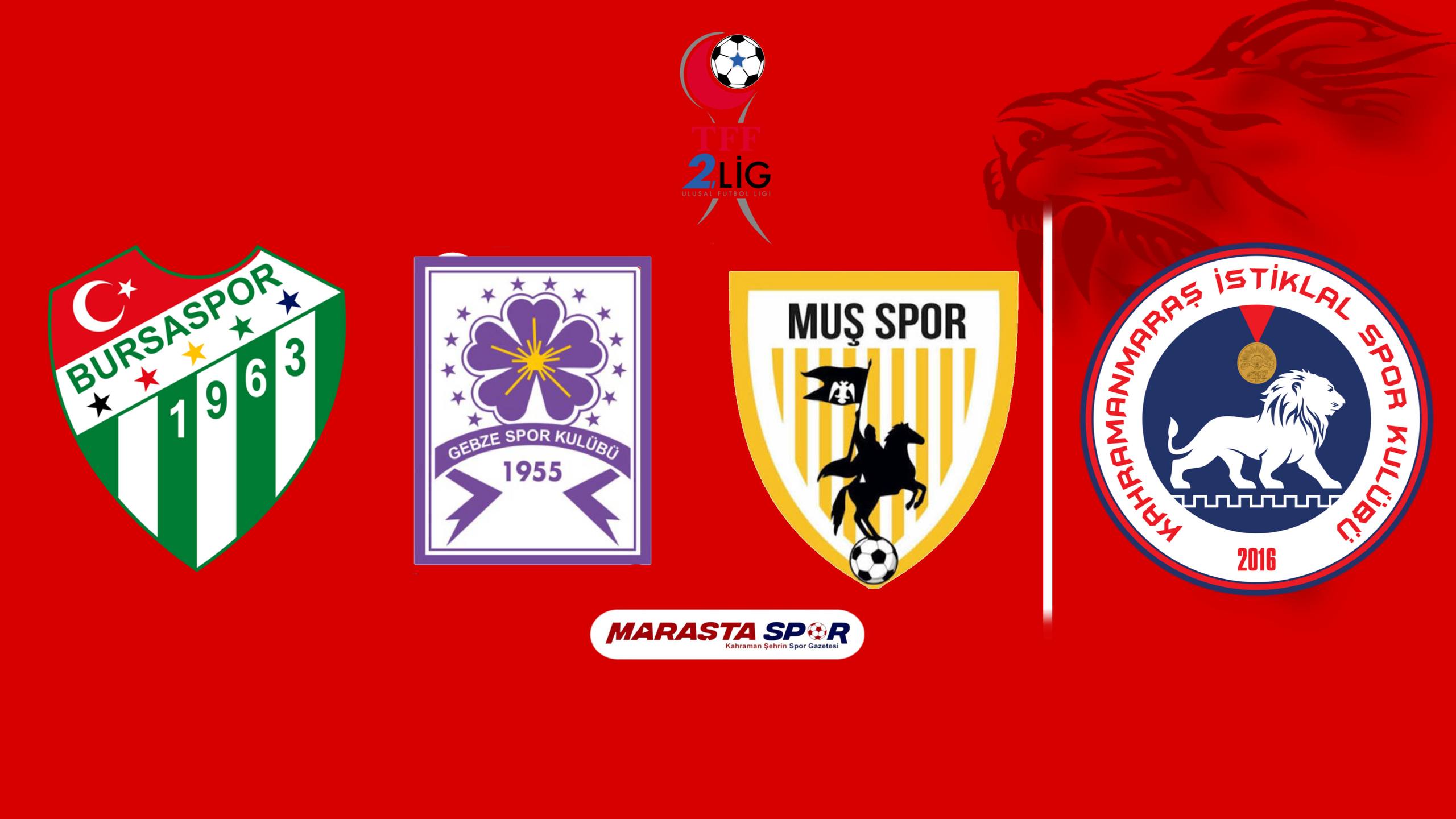 Kahramanmaraş İstiklalspor’un, Bursaspor, Muşspor ve Gebzespor Maçlarının Saati ve Tarihi Belli Oldu
