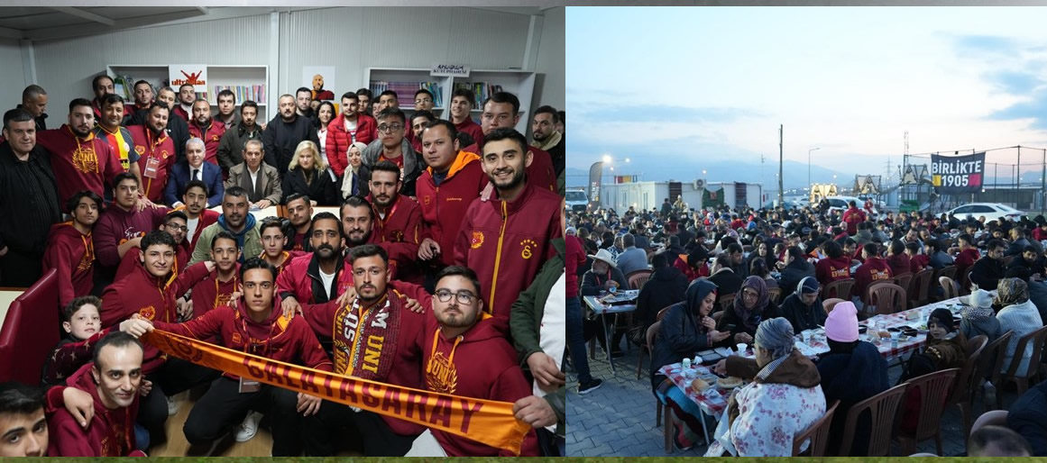 Galatasaray Başkanı Dursun Aydın Özbek, Kahramanmaraş’ta Konteyner Kentte Kalan Vatandaşlarla İftarda Buluştu
