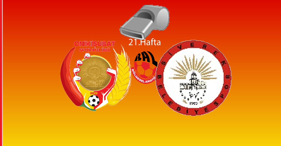 Onikişubatspor – Siverek Belediyespor Maçının Hakemleri Açıklandı