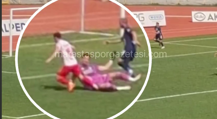 Hüseyin Eray Karataş Yerde Kaldı, Herkes Penaltı Bekledi Hakem Devam Ettirdi