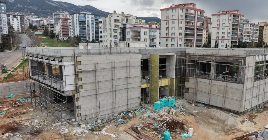 Gençliğin Kahramanmaraş’taki yeni merkezinde yüzde 80 seviyesine ulaşıldı