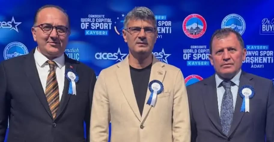 Kayseri’nin  2029 Dünya Spor Başkenti Adaylığı Sunumunda Kahramanmaraşlı Spor Adamları Bir Araya Geldi