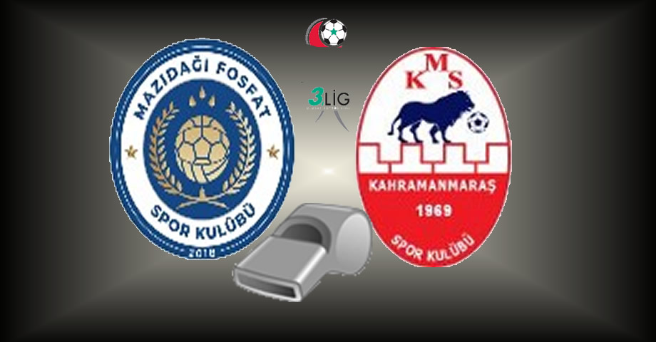 MHK, Mazıdağı Fosfat Spor – Kahramanmaraşspor Maçının Hakemlerini Açıkladı