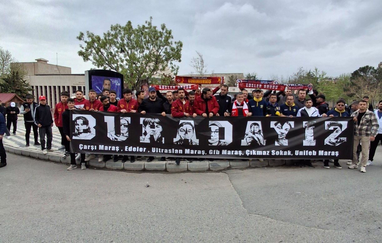 Kahramanmaraş’ta Galatasaray, Fenerbahçe, Beşiktaş ve Edeler Taraftar Grupları Tek Yürek Oldu! Basın Açıklaması Yaptılar