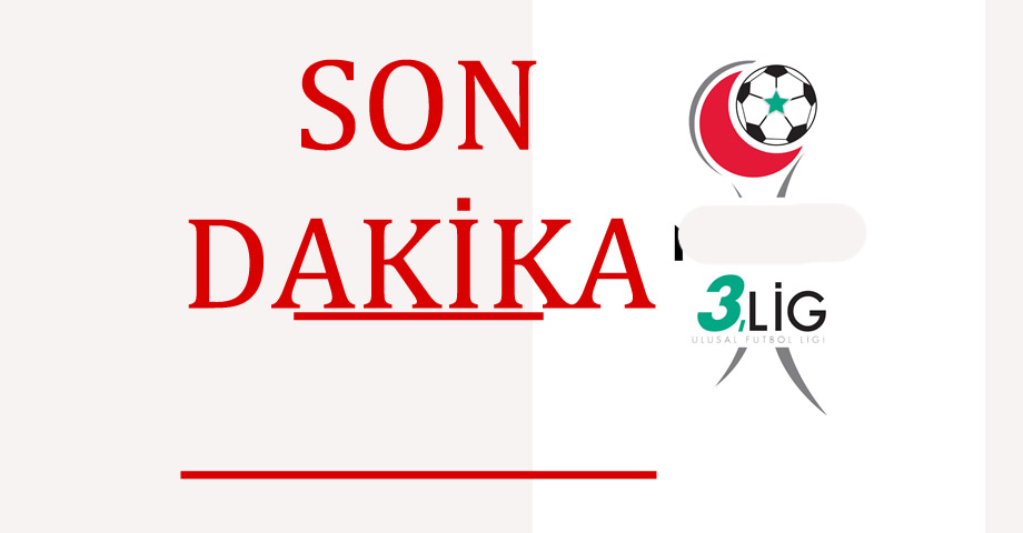 2025-2026 Sezonu  3. Lig Play-Off Final Eşleşmeleri Belli Oldu! İşte Final Maç Tarihleri