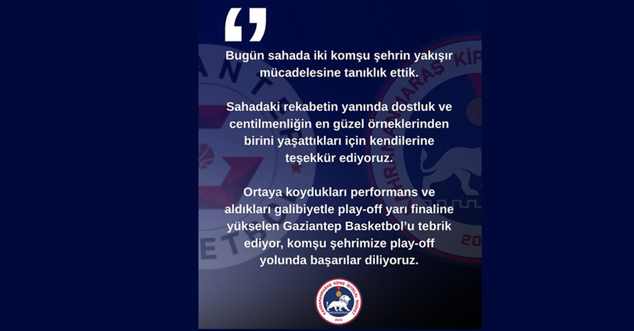 Kipaş İstiklal Spor’dan komşu şehre destek