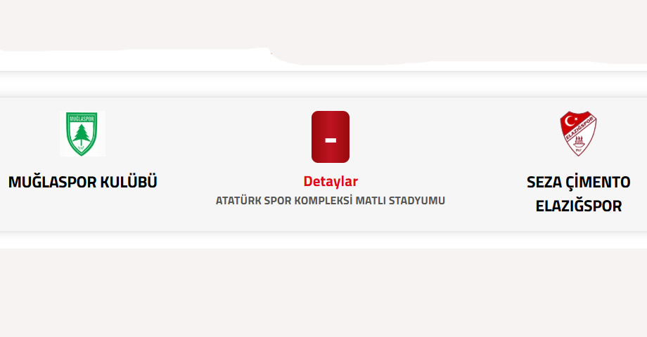 Muğlaspor – Elazığspor Maçının Canlı Yayın Kanalı Belli Oldu! İşte Maçı Canlı İzleme Detayları