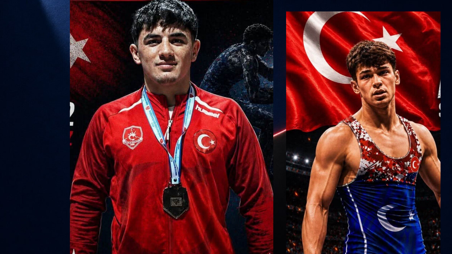 Kahramanmaraşlı güreşçiler Hacı Zade ve Remzi Temur, Avrupa Şampiyonası’nda Türkiye’yi temsil edecek