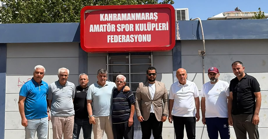 Kahramanmaraş İstiklalspor Altyapı sorumlusu Mustafa Yalçın ASKF’yi Ziyaret Etti