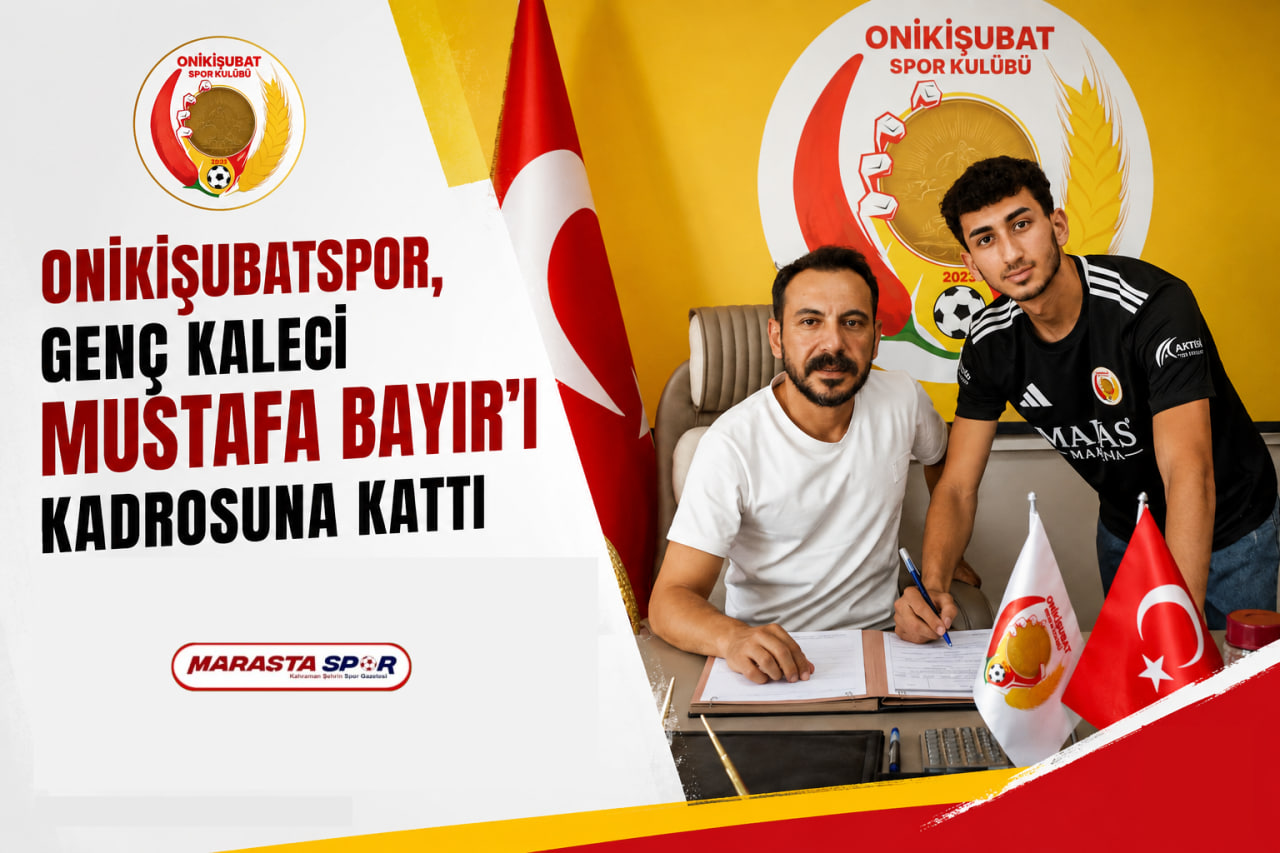 Onikişubatspor, Genç Kaleci Mustafa Bayır’ı Kadrosuna Kattı