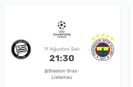Sturm Graz – Fenerbahçe Rövanş Maçı Hangi Kanalda? İşte Canlı Yayın Bilgileri