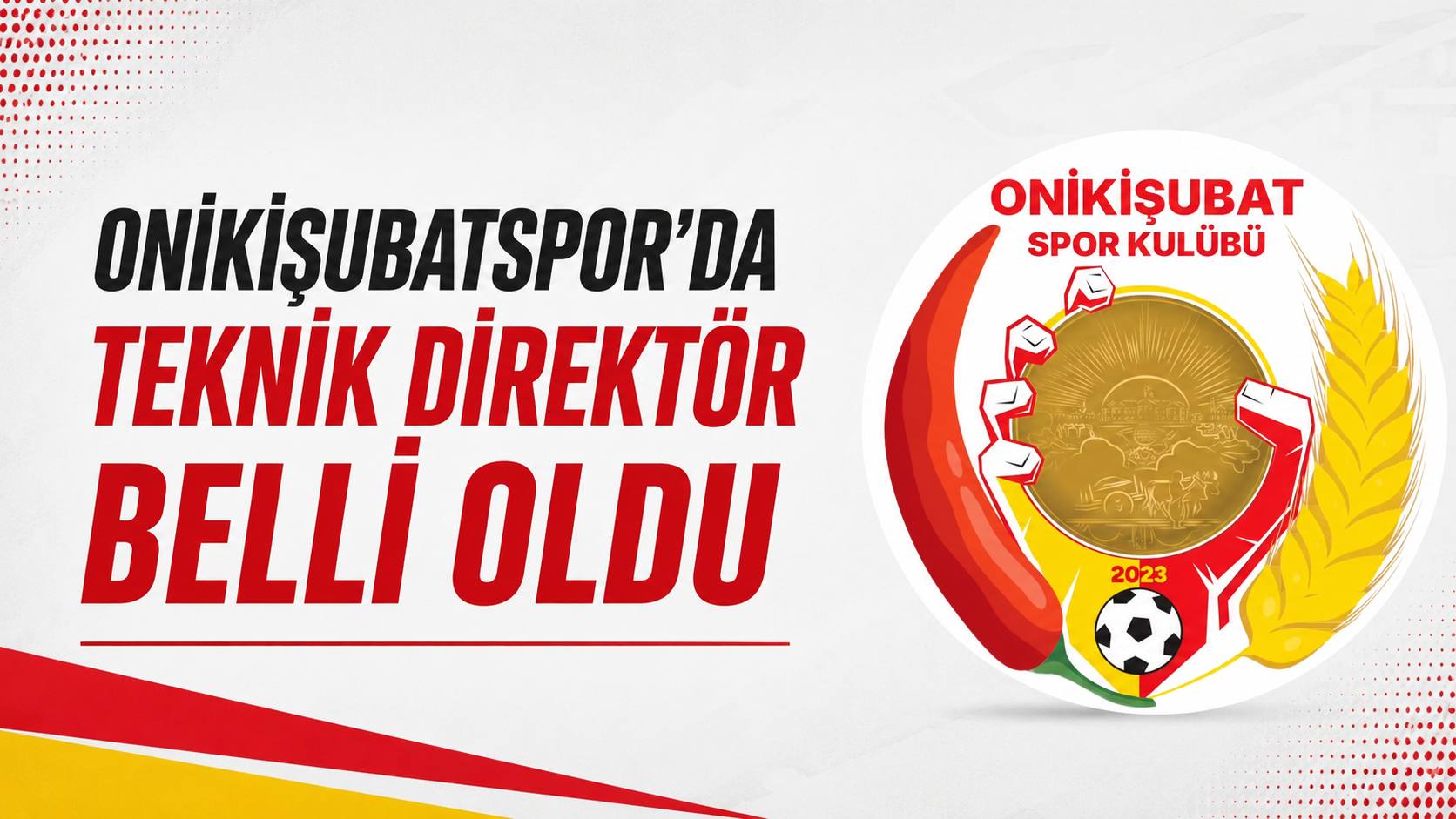 Onikişubatspor’da Teknik Direktör Belli Oldu