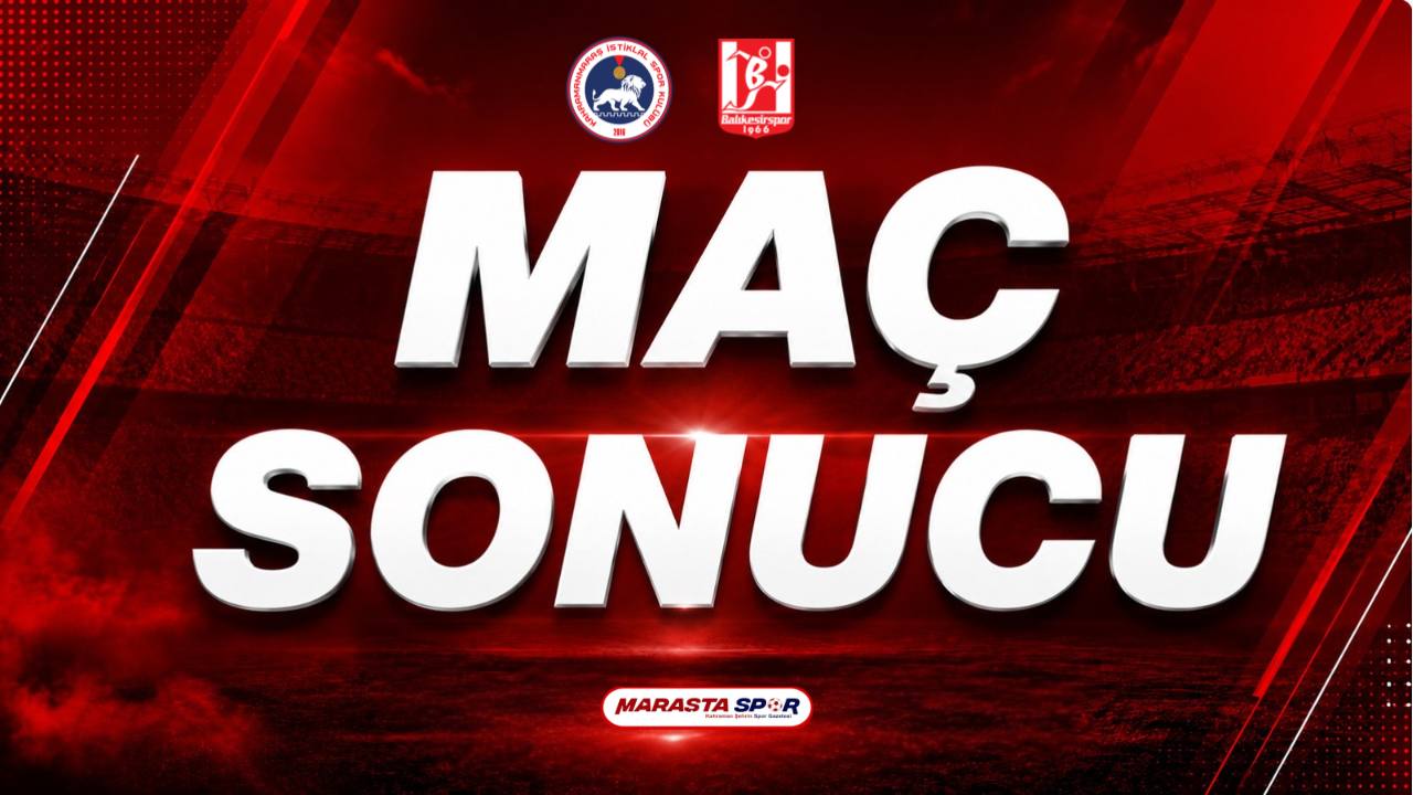 Kahramanmaraş İstiklalspor, Balıkesirspor’la Yenişemedi