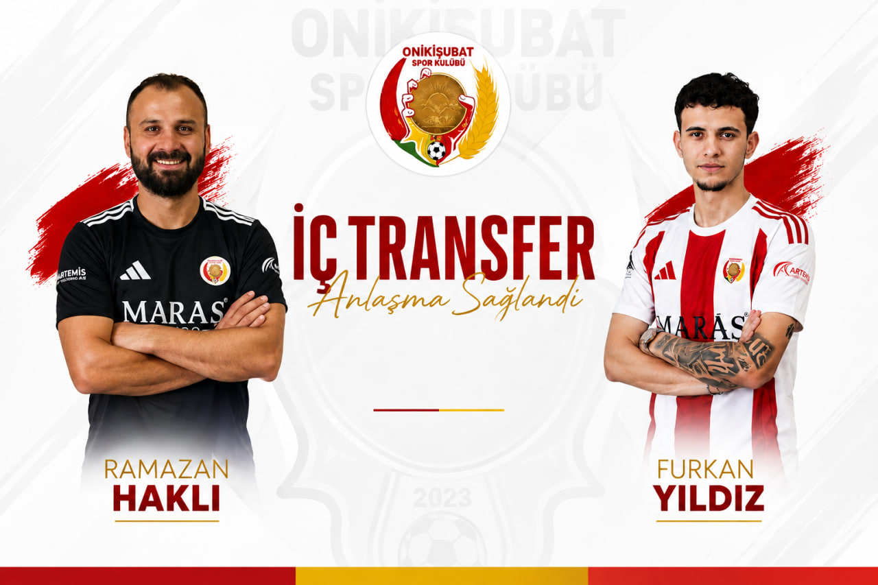 Onikişubatspor’da İki İç Transfer: Ramazan Haklı ve Furkan Yıldız’la Yeniden Anlaşma Sağlandı