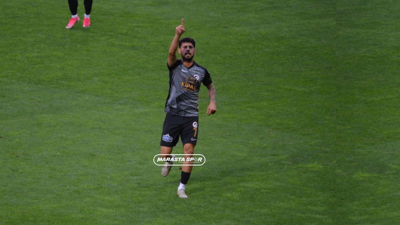 Sezonun ilk golü Kahramanmaraş İstiklalspor’da Tamer Gümüş’ten geldi