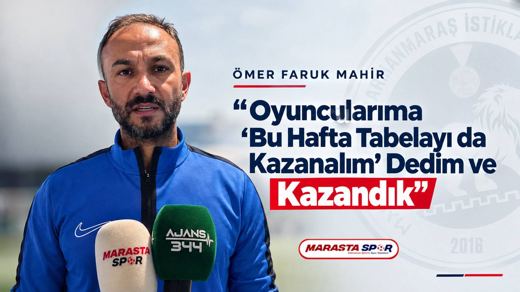 Ömer Faruk Mahir: “Oyuncularıma ‘Bu Hafta Tabelayı da Kazanalım’ Dedim ve Kazandık”