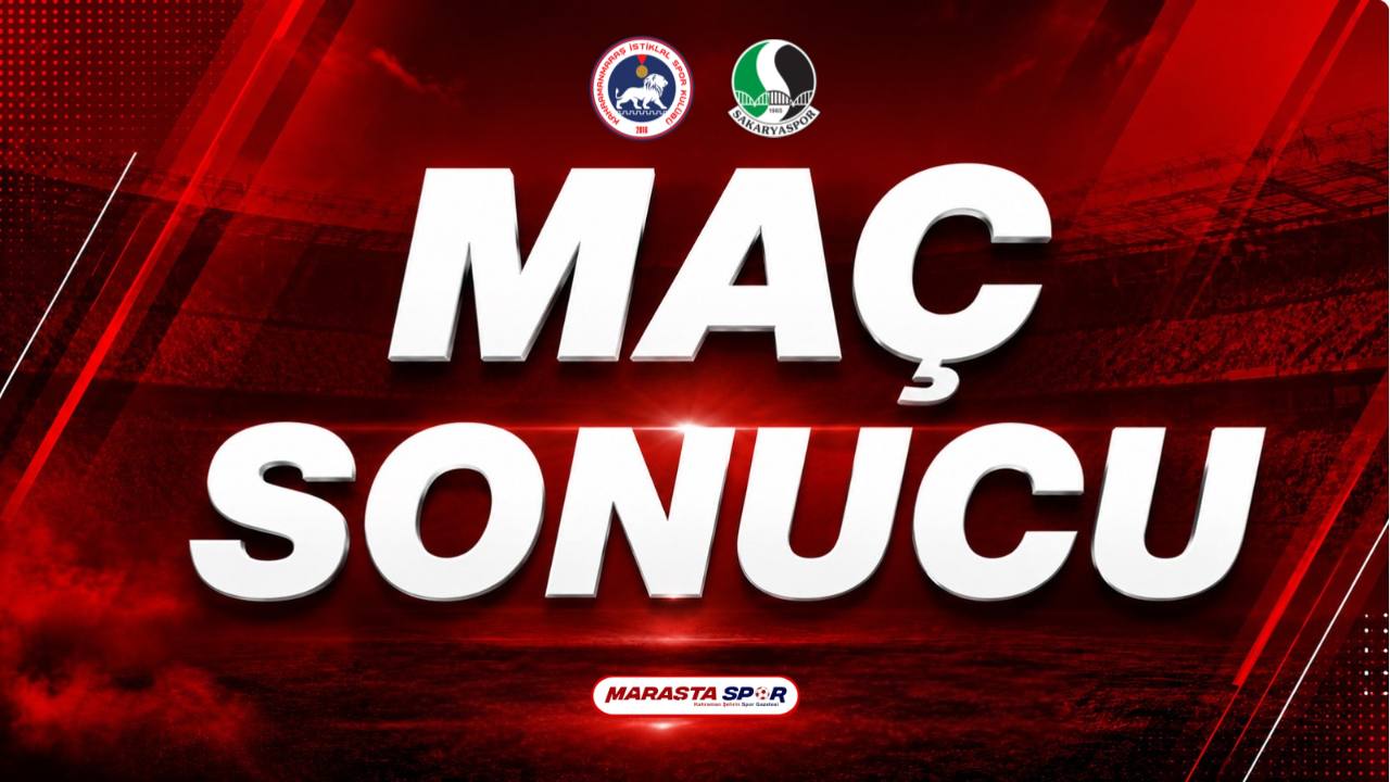 Kahramanmaraş İstiklalspor 281 Gün Sonra Sahasında Sakaryaspor’a Mağlup Oldu