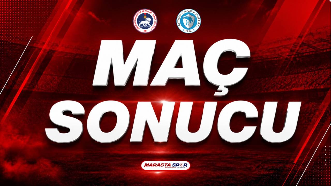 AKEDAŞ Kahramanmaraş İstiklalspor Lige 1 Puanla Başladı
