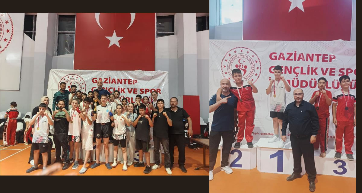 Kahramanmaraşlı Kickboksçulardan Gaziantep’te Büyük Başarı! 19 Sporcu, 19 Derece