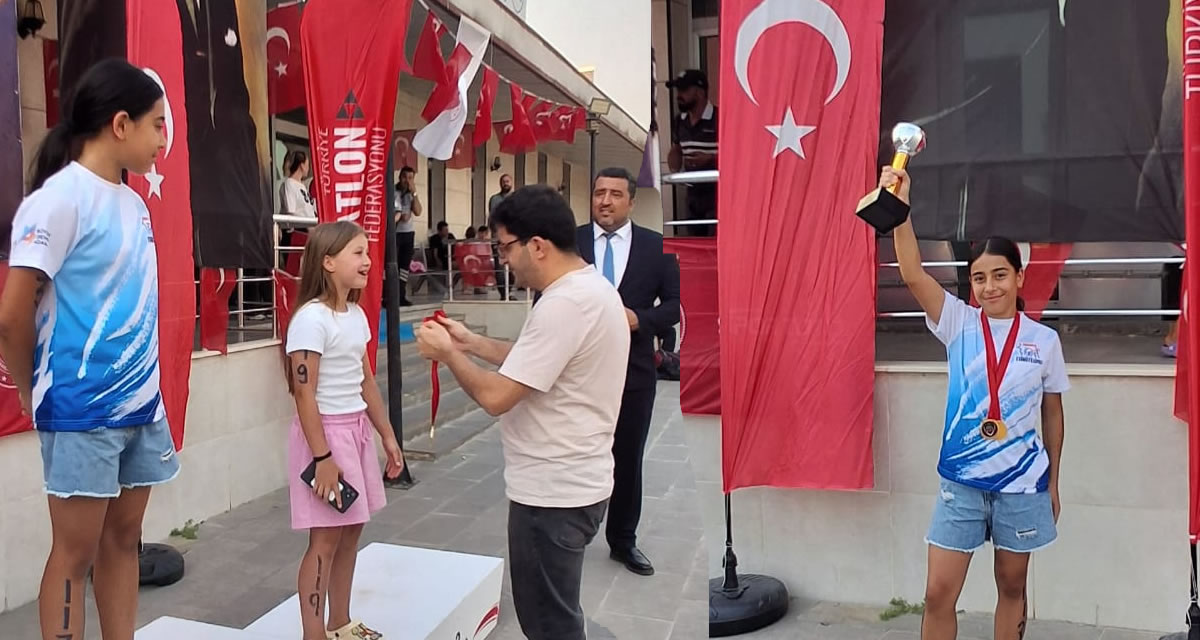 Kahramanmaraşlı Sporculardan Çifte Derece! Erva Nur Türkmen Birinci Tamamladı