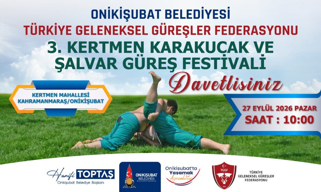 Türk güreşinin nabzı bu yıl da Onikişubat Belediyesi imzasıyla Kertmen’de atacak