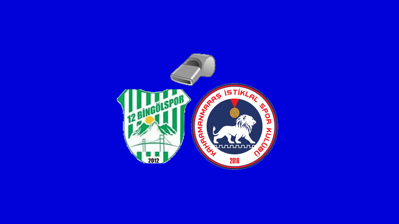 Bingölspor – Kahramanmaraş İstiklalspor Maçının Hakemi Belli Oldu