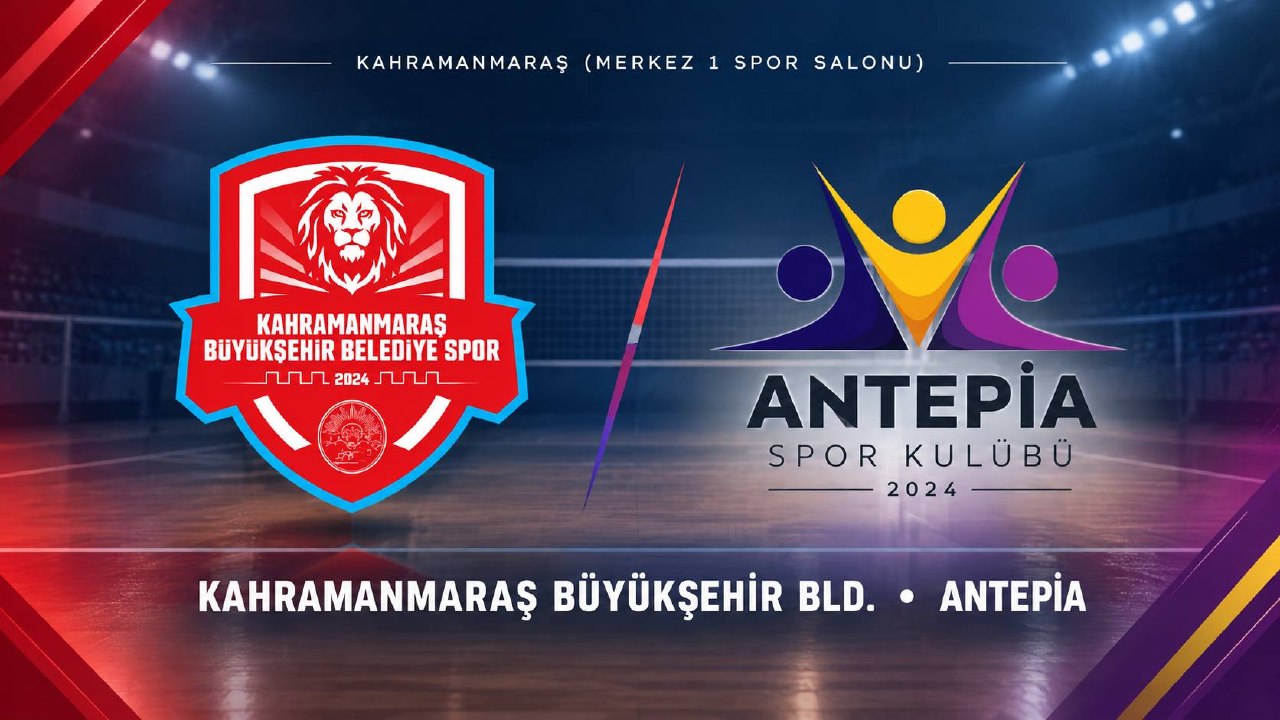 Kahramanmaraş Büyükşehir Belediyespor Kadın Voleybol Takımı, Antepia’yı Konuk Edecek